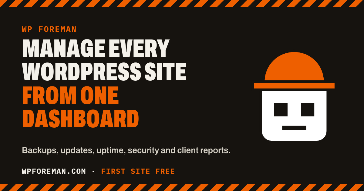 After 12 years on ManageWP, I built my own WordPress site manager